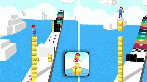 Cube Surfer - New Gameplay Walkthrough Levels 1-10 (ios or Android)