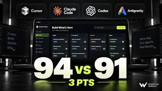 I Tested Cursor vs Claude Code vs Codex vs Antigravity on the Same App