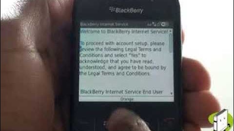 How to setup your email on your BlackBerry Curve 8520 | The Human Manual