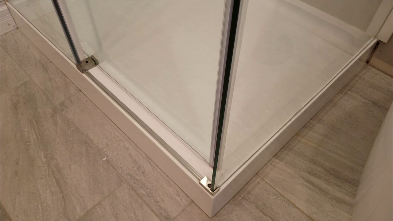Custom Quartz Shower Walls & 10mm Framless Glass Doors YouTube