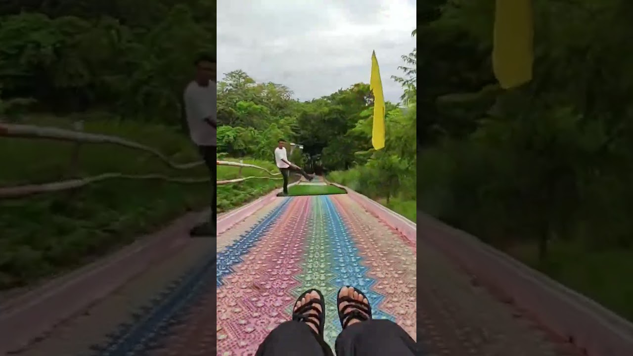 Fun and thrill in this Giant slide 