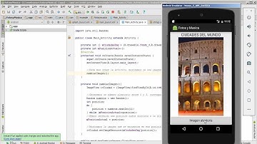 Android ejemplos - Recursos imágenes y sonido: 3.- Nueva Activity e imágenes aleatorias