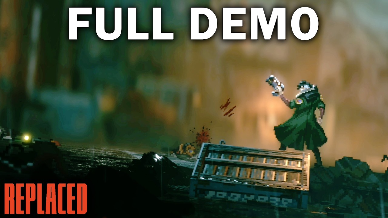 This Pixelated Cinematic Action Game is Awesome - REPLACED Full Demo - No Commentary Gameplay