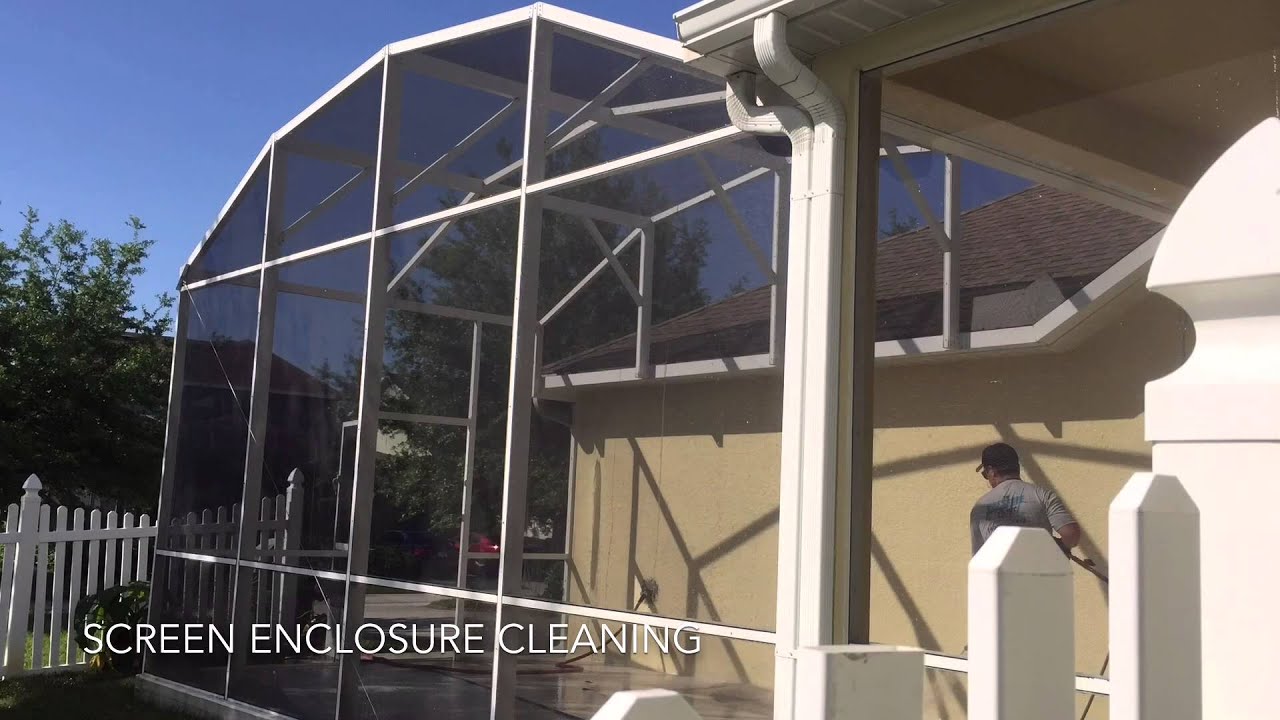 Screen Enclosure Cleaning in Windermere YouTube