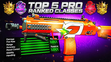 NEW TOP 5 *IRIDESCENT* Pro Meta Best Ranked Play Classes MW2 💎 (CDL Best Class Setups Loadouts Guns)