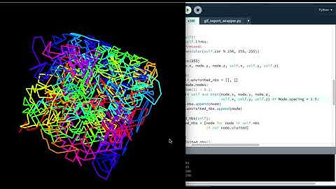 Sketch #180 #D Maze #Processing #Python Mode
