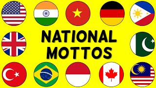 NATIONAL MOTTOS of Countries from Around the World