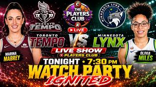 🚨 TEMPO vs LYNX LIVE! Marina Mabrey vs Olivia Miles | WNBA Watch Party 🔥