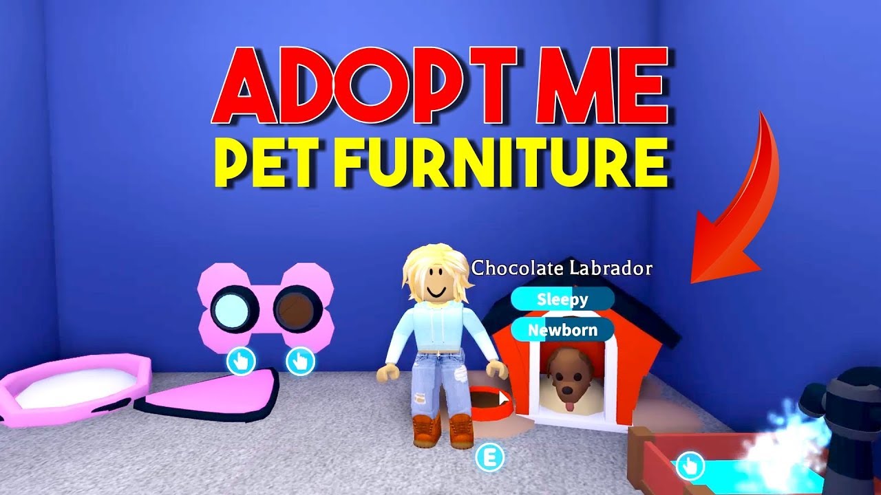 Adopt Me Pet Furniture Sneak Peek Coming Soon Youtube