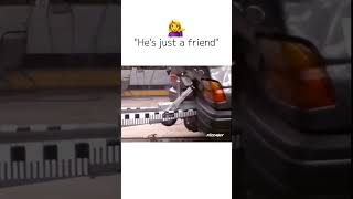 "He's just a friend" 🤗