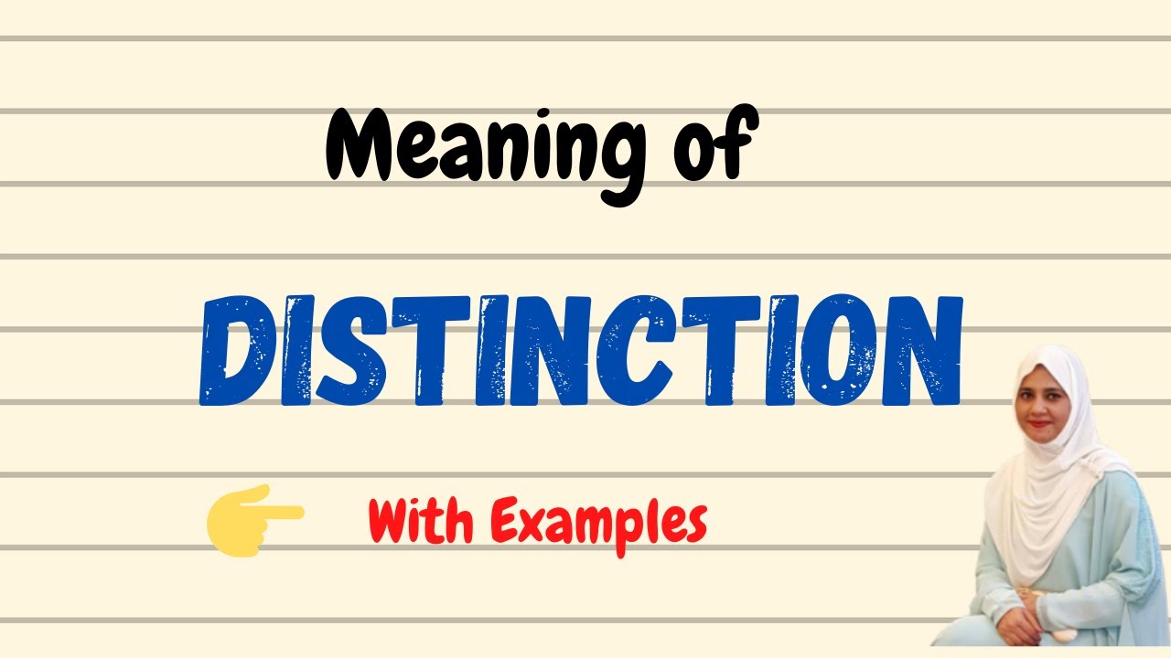 Daily Vocabulary Distinction Meaning Vocabgram YouTube