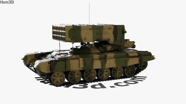 TOS-1A Solntsepyok 3D model by 3DModels.org