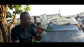 Oheneba ek performed his own songs m3su mawere ho su fantastic performance