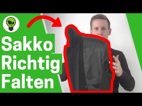 Sakko Falten für Koffer ✅ ULTIMATIVE ANLEITUNG: Wie Herren Jacket & Anzug in Koffer Packen???