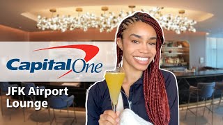 Is This The BEST Airport Lounge? | Capital One Lounge JFK Review