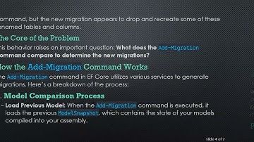 Understanding the Add-Migration Command: How It Compares Schemas in EF Core