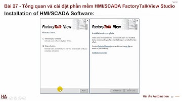 Free Download and Install FactoryTalk View SE/ME Software-Design HMI/SCADA interface of PLC Rockwell