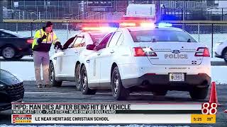 IMPD: Man dies after hit by vehicle on northeast side