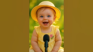 Thumbnail of Adorable Baby Sings for the First Time! 🎤🎶💖 #baby