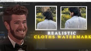 Custom Cloth Watermark WITH PLUGIN | Advance After Effects Tutorial | Grand Edits | #aftereffects