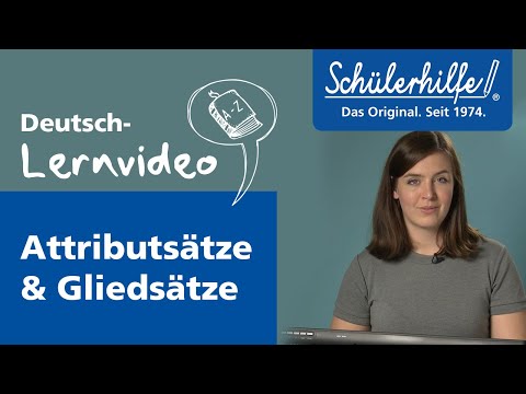 Videó: Ist ein relativsatz ein Gliedsatz?