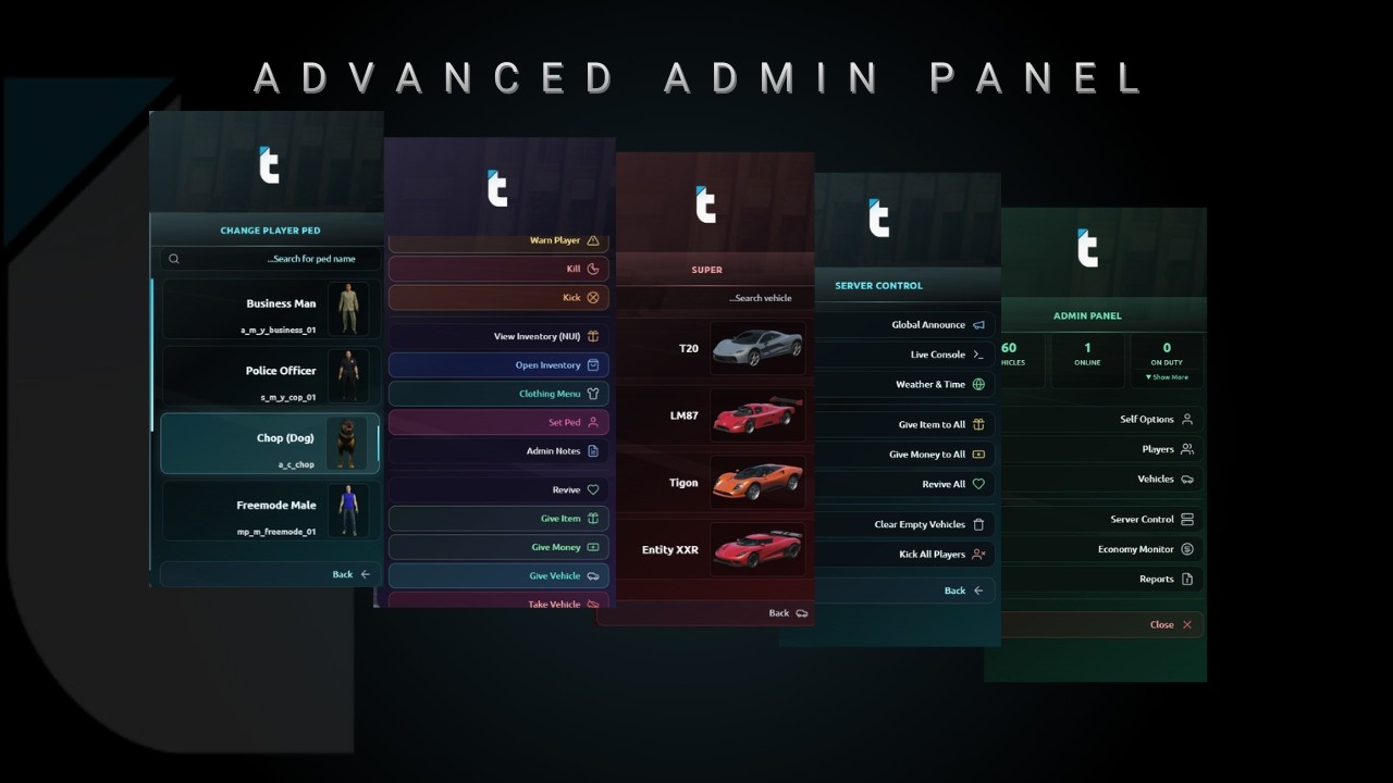 FiveM | Advanced Admin Panel ( QBCORE ) | 2026 - YouTube