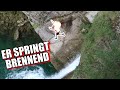 Angezündet springen?! Jan reißt sich die Bänder! // Freerunning Schlappen zu Besuch