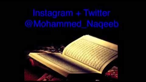 القارئ محمد النقيب مثل الذين ينفقون في سبيل الله