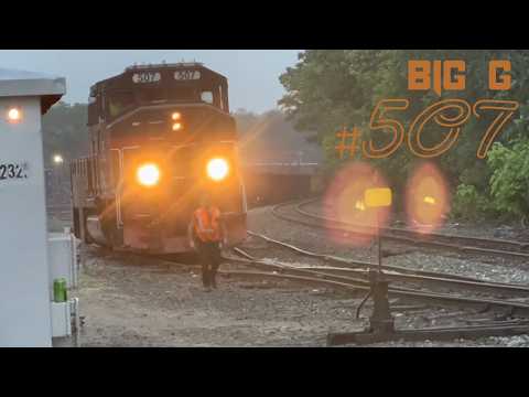 Nashua yard action ft. Guilford #507 (June, 2025)