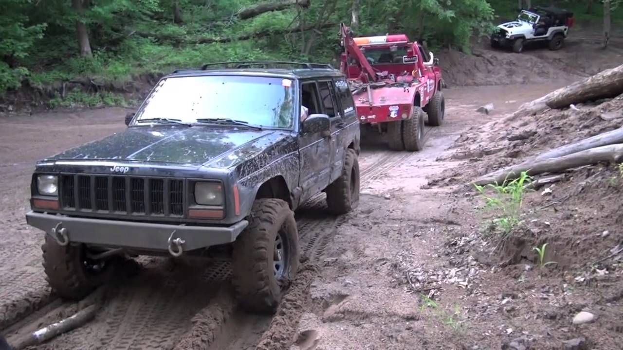 JEEP XJ TWISTED DRIVE SHAFT by BSF Recovery Team YouTube