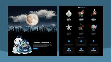Create A Responsive Christmas Website Design - HTML CSS / SASS And Vanilla JavaScript - Step By Step