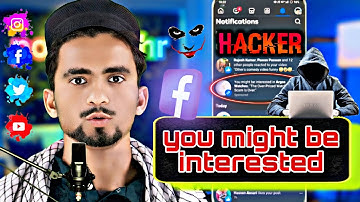 You might be interested / you might be interested facebook notification #facebook