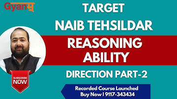 DAY- 2 | REASONING | NAIB TEHSILDAR | BY ASHEESH SIR