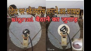 Ku- band offset dish scalar ring ,अपने डिश पर सिग्नल बढ़ाने का अनोखा जुगाड़। screenshot 1