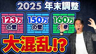 【大混乱】2025年の年末調整は異次元改正！160万の壁と123万の壁でマル扶も基礎控除も全変更＆特定親族特別控除でさらなる書類地獄に！？