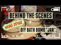 BEHIND THE SCENES: DIY BATH BOMB &quot;JAR&quot; | vlog style