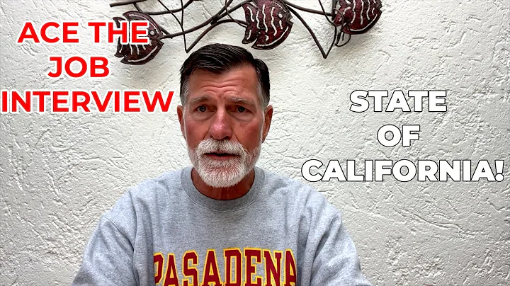 How To Prep For - and Ace - the Interview.  State of California Hiring Process.