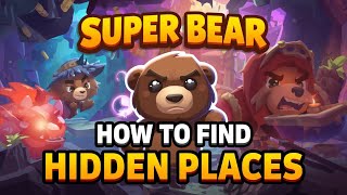 КАК НАЙТИ СКРЫТЫЕ МЕСТА SUPER BEAR 🐻 #bear#forest#playing