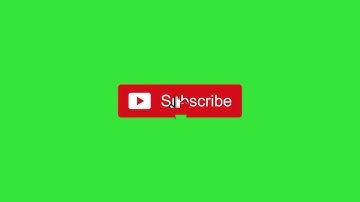 Animated subscribe Button with sound Effect  |  Green screen