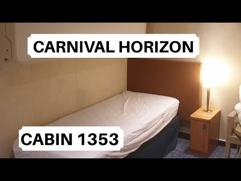 Carnival Horizon Cabin 1353 Category 1a Interior Upper Lower