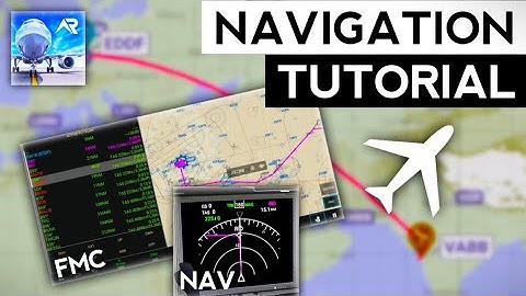 How to use FMC & NAVIGATION instruments in RFS real flight simulator navigation tutorial in English.