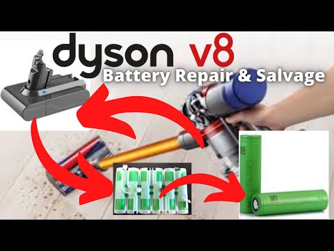How to Repair Dyson Battery Pack - Salvage 18650 Cells