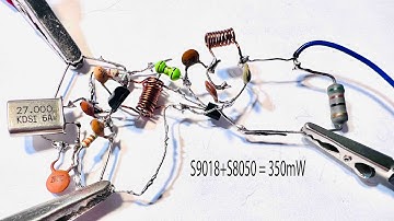 27 MHz transmitter with 350 mW output power