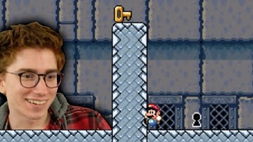 Clint struggles with Kaizo Mario