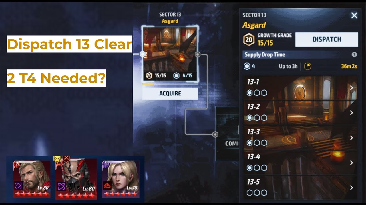 MFF - Dispatch 13 Clear. Two T4s needed? - YouTube