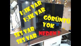 Hİ LEVEL 1 TELEVİZYONDA SES VAR IŞIK VAR GÖRÜNTÜ YOK, TELEVİZYON GÖRÜNTÜ YOK ARIZALAR, BİLGİLENDİRME Resimi