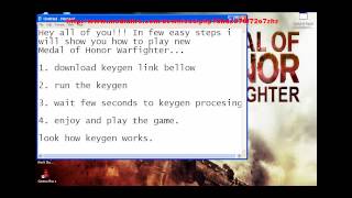 Medal of Honor Warfighter key generator (working 100%, no viruses) Medal of Honor Warfighter key generator (working 100%, no viruses)