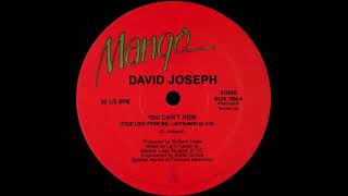 David Joseph - You Can't Hide Your Love (Dj ''S'' Instrumental Dj ''S'' Rework)