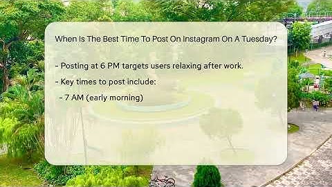 When Is The Best Time To Post On Instagram On A Tuesday? - Everyday-Networking