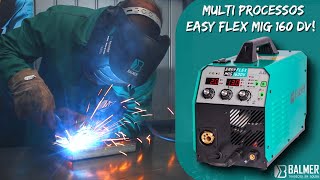 Minha nova MULTI PROCESSOS da BALMER! - EASY FlexMIG 160 DV (CONFIGURAÇÕES e FUNÇÕES)